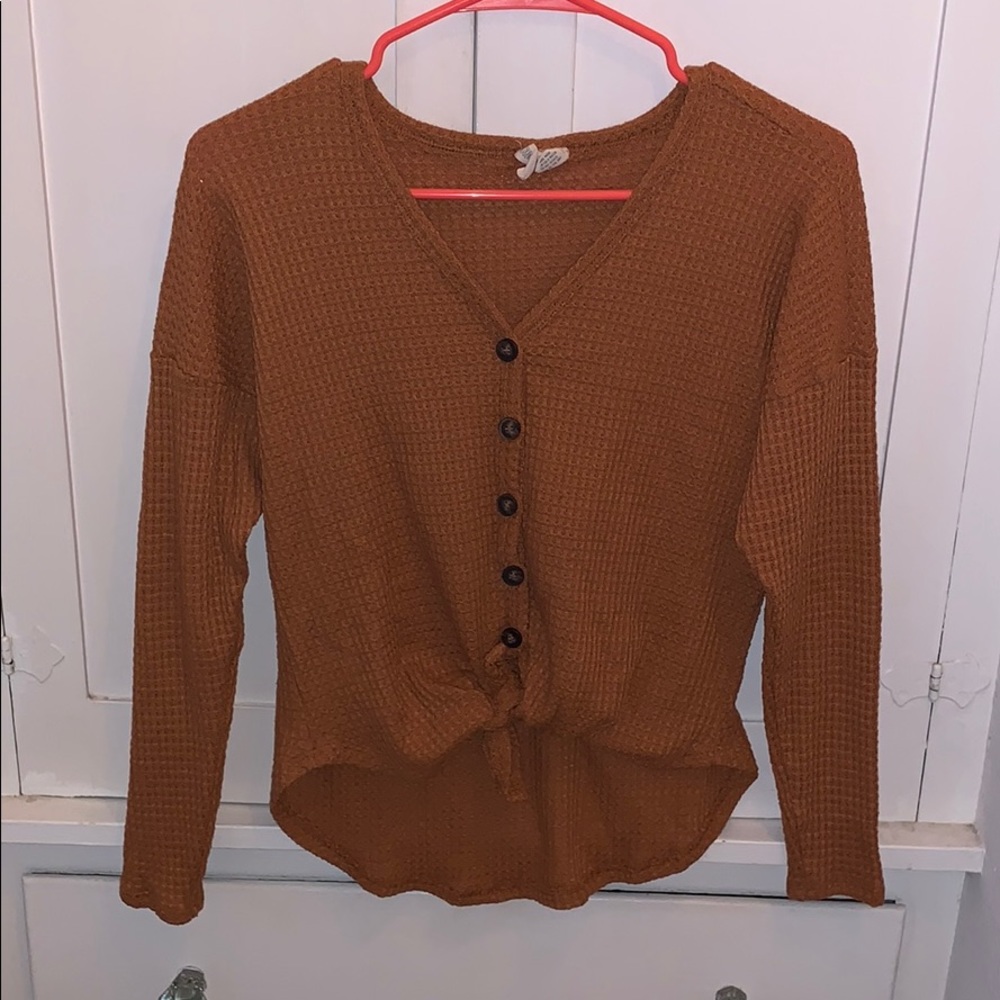 Brown sweater